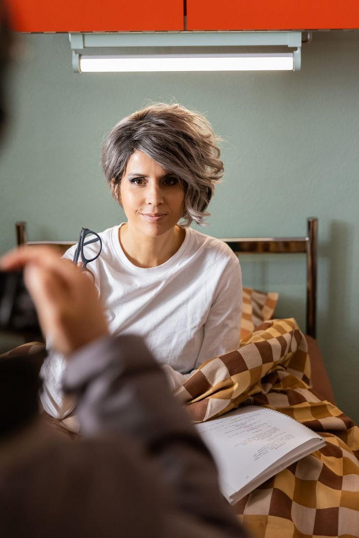 Sul set con il copione